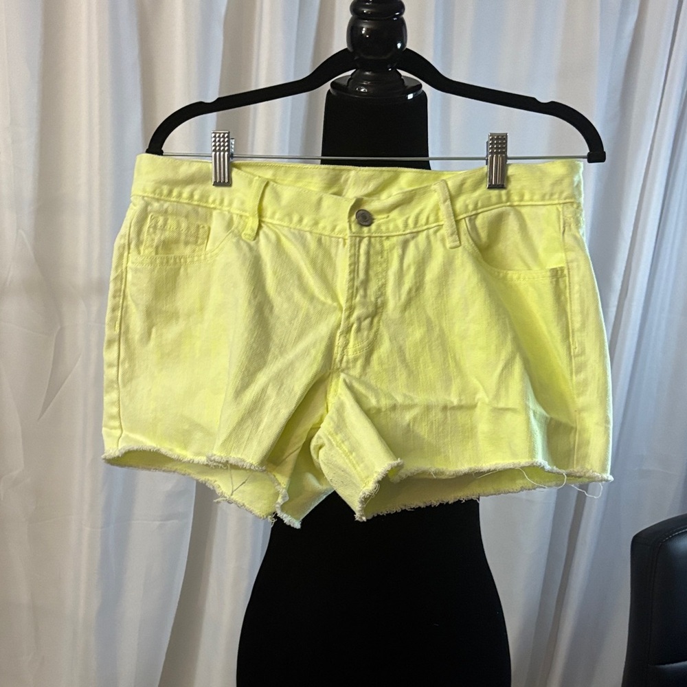 Neon Yellow Women's Shorts